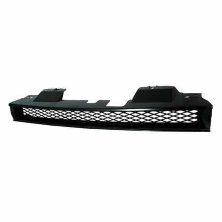 OVERTIME Type R Front Hood Grille for 90 to 93 Honda Accord- Black - 10 x 12 x 36 in. OV3765520